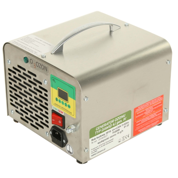 Generator ozonu przemysłowy Alicja 4J 7g/h+ wbudowany jonizator