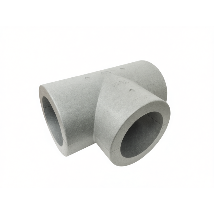 Trójnik EPS 90°  Ø200mm ścianka 42mm, izolacja do -15 C  powłoką grzybostatyczną, antybakteryjną