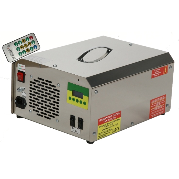 Generator ozonu przemysłowy ZY-K21e wydajność 21g/h