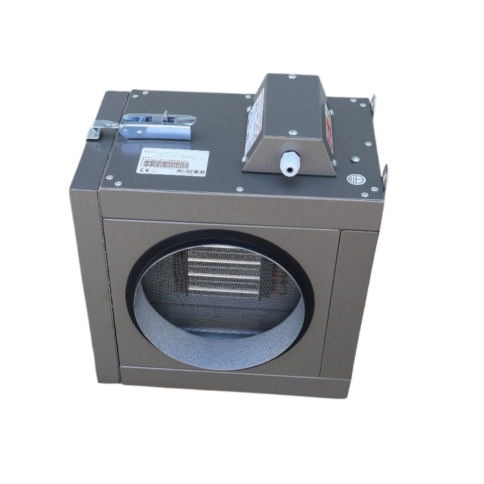 Nagrzewnica elektryczna kanałowa PTC 1,5KW 200mm IZOLOWANA
