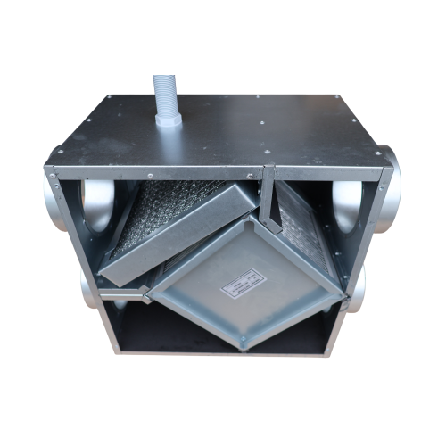 SEPARATOR TŁUSZCZU,  PODŁĄCZENIE OKAPU DO REKUPERACJI   model S200