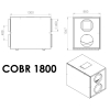 Centrala wentylacyjna na wymienniku obrotowym COBR-1800/400