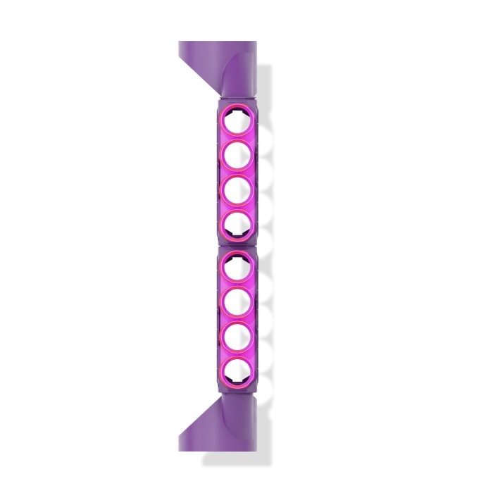 Skrzynka rozdzielcza dwumodułowa przelotowa poprzeczna 200mm, 16x75mm + uszczelki modułowe 2kpl +uszczelki fi 75 16zt + zapinki strong 16szt
