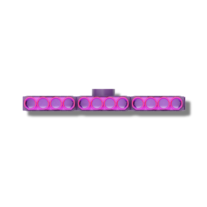 Skrzynka rozdzielcza trzymodułowa zamknięta 160mm, 12x75mm + uszczelki modułowe 3kpl + uszczelki fi75 12szt + zapinki strong 12szt