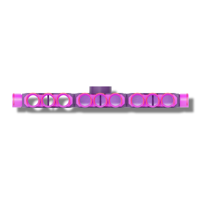 Skrzynka rozdzielcza trzymodułowa zamknięta 160mm, 18x90mm