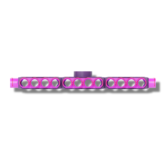 Skrzynka rozdzielcza trzymodułowa zamknięta 160mm, 32x75mm + uszczelki modułowe 3kpl + uszczelki fi 75 32szt + zapinki strong 32szt