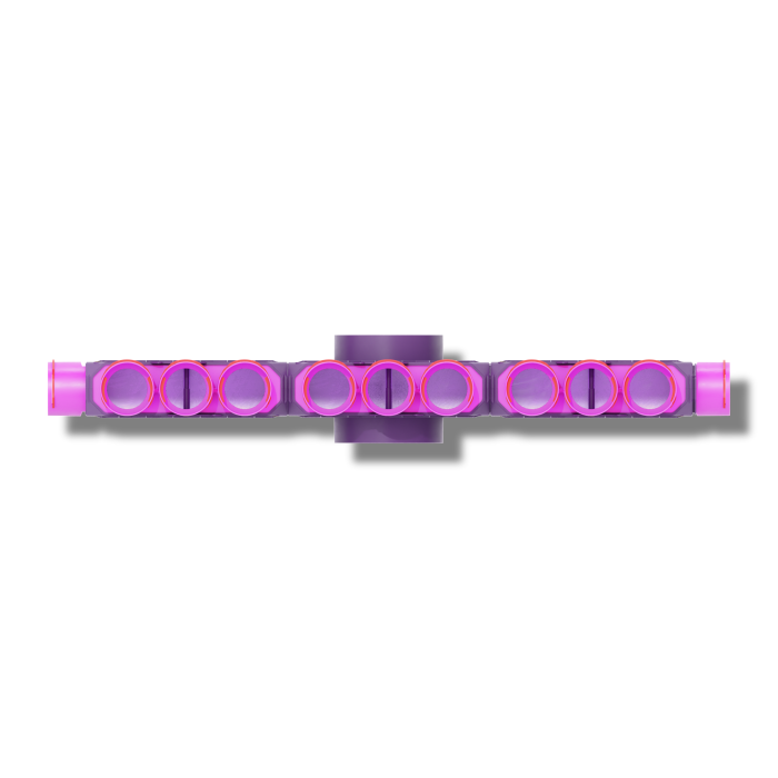 Skrzynka rozdzielcza trzymodułowa przelotowa 200mm, 15x90mm