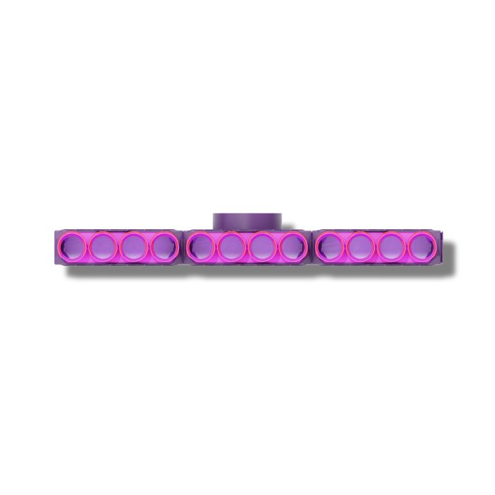 Skrzynka rozdzielcza trzymodułowa zamknięta 200mm, 12x75mm + uszczelki modułowe 3kpl + uszczelki fi 75 12szt + zapinki strong 12szt