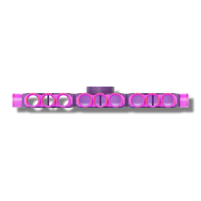 Skrzynka rozdzielcza trzymodułowa zamknięta 200mm, 18x90mm