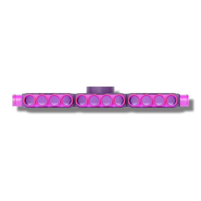 Skrzynka rozdzielcza trzymodułowa zamknięta 200mm, 20x75mm + uszczelki modułowe 3kpl + uszczelki fi 75 20szt + zapinki strong 12szt