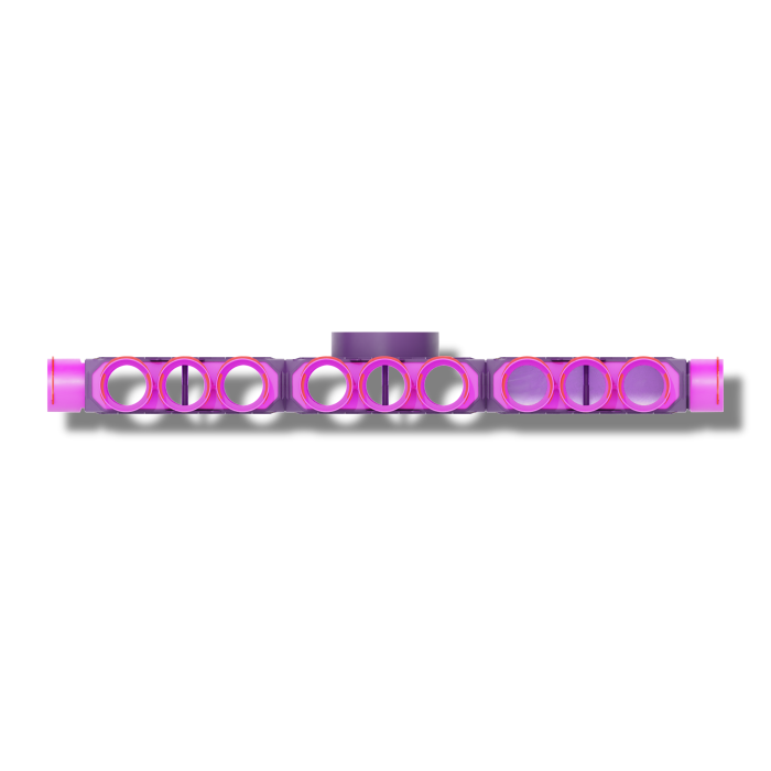 Skrzynka rozdzielcza trzymodułowa zamknięta 200mm, 21x90mm