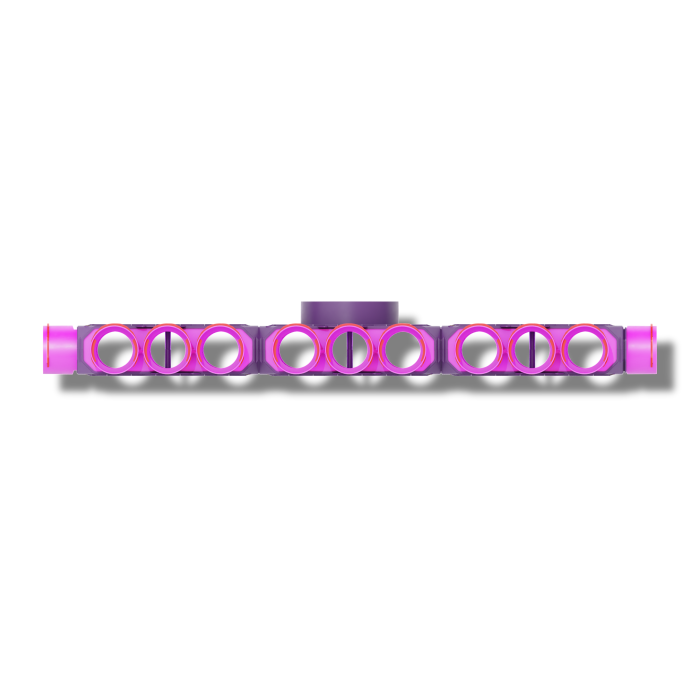 Skrzynka rozdzielcza trzymodułowa zamknięta 200mm, 24x90mm