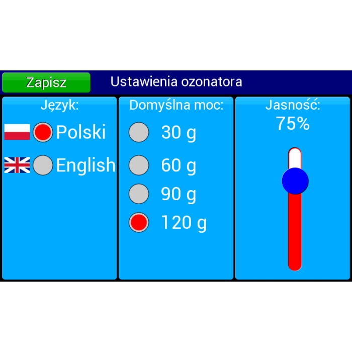 Generator ozonu przemysłowy Maxi120 wydajność 120g/h