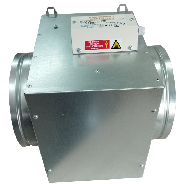 NAGRZEWNICA ELEKTRYCZNA KANAŁOWA  PTC 250MM 1,5KW (230V)