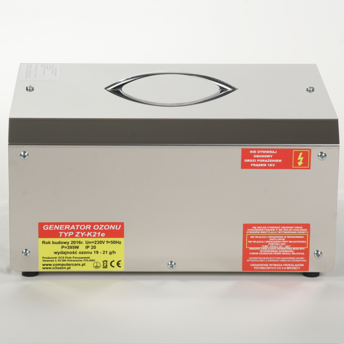 Generator ozonu przemysłowy ZY-K21e wydajność 21g/h