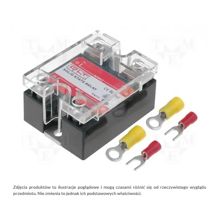 Przekaźnik: półprzewodnikowy; Uster: 4÷32VDC; 25A; 24÷280VAC SSR-2528ZD3 QLT POWER