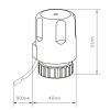 Siłownik termoelektryczny DIAMOND 230 V, 3,5W (ZL-2041)